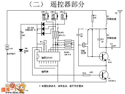 电视遥控电路故障大全