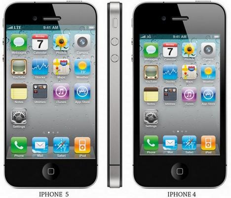 Iphone5 和Iphone4有什么区别?