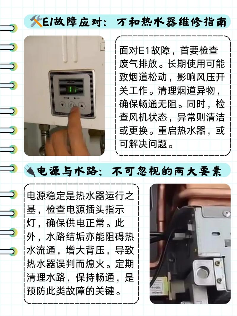 万和燃气热水器维修故障码