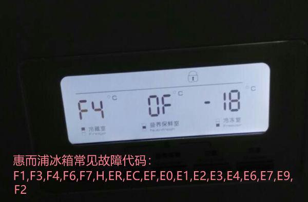 冰箱故障f7