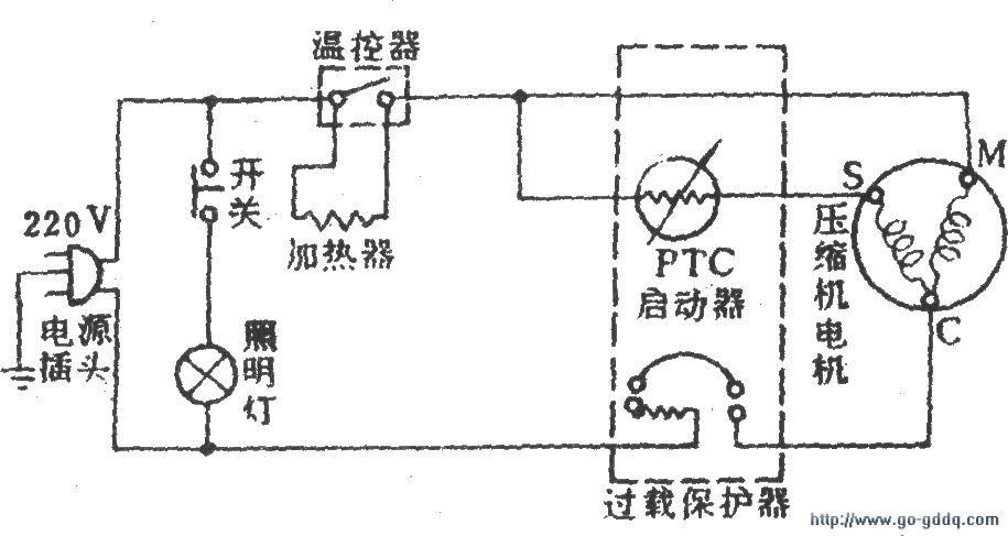 冰箱电路故障维修