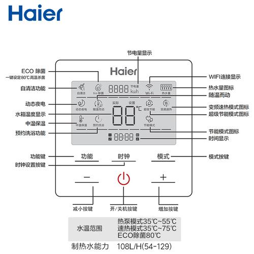 海尔电热水器故障码有哪些