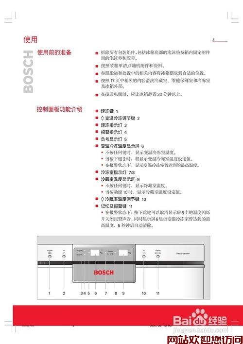 bosch冰箱故障大全