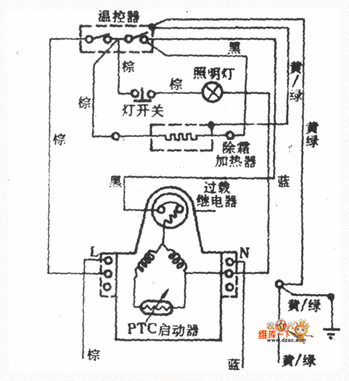 迷你冰箱线路故障