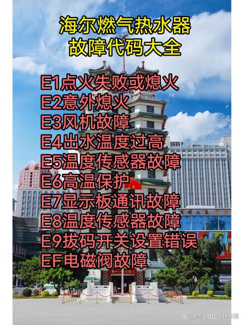 燃气热水器报故障码4是什么故障