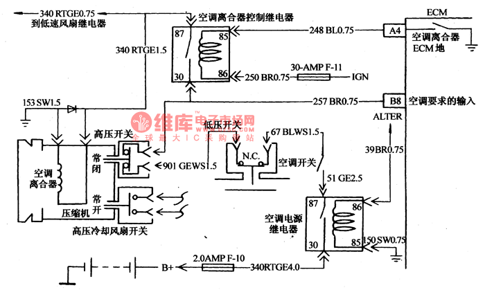 保险柜控制电路故障