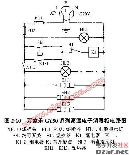 消毒柜的电路故障维修