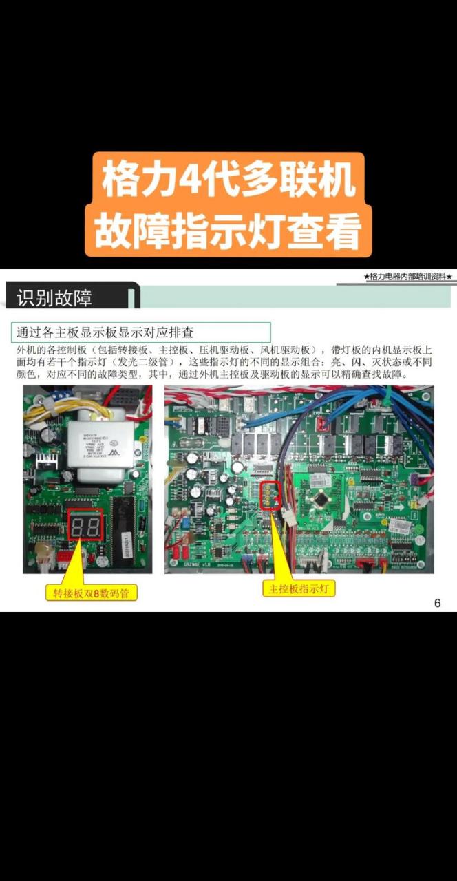 空调故障分析板