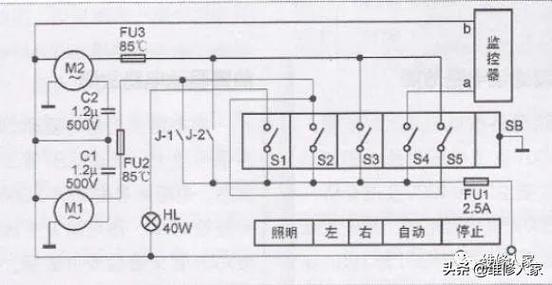 电动抽油烟机故障排除