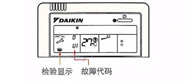 大金空调代码故障