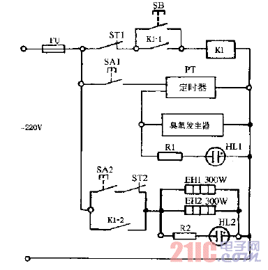 消毒柜电路故障维修