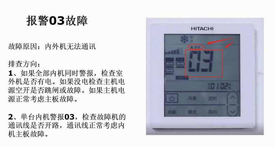 空调线控器通迅故障