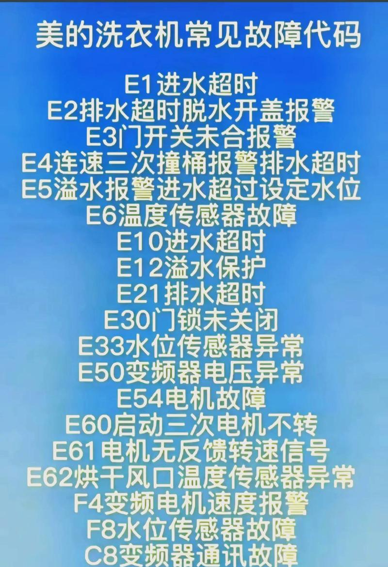 荣事达洗衣机故障码e8