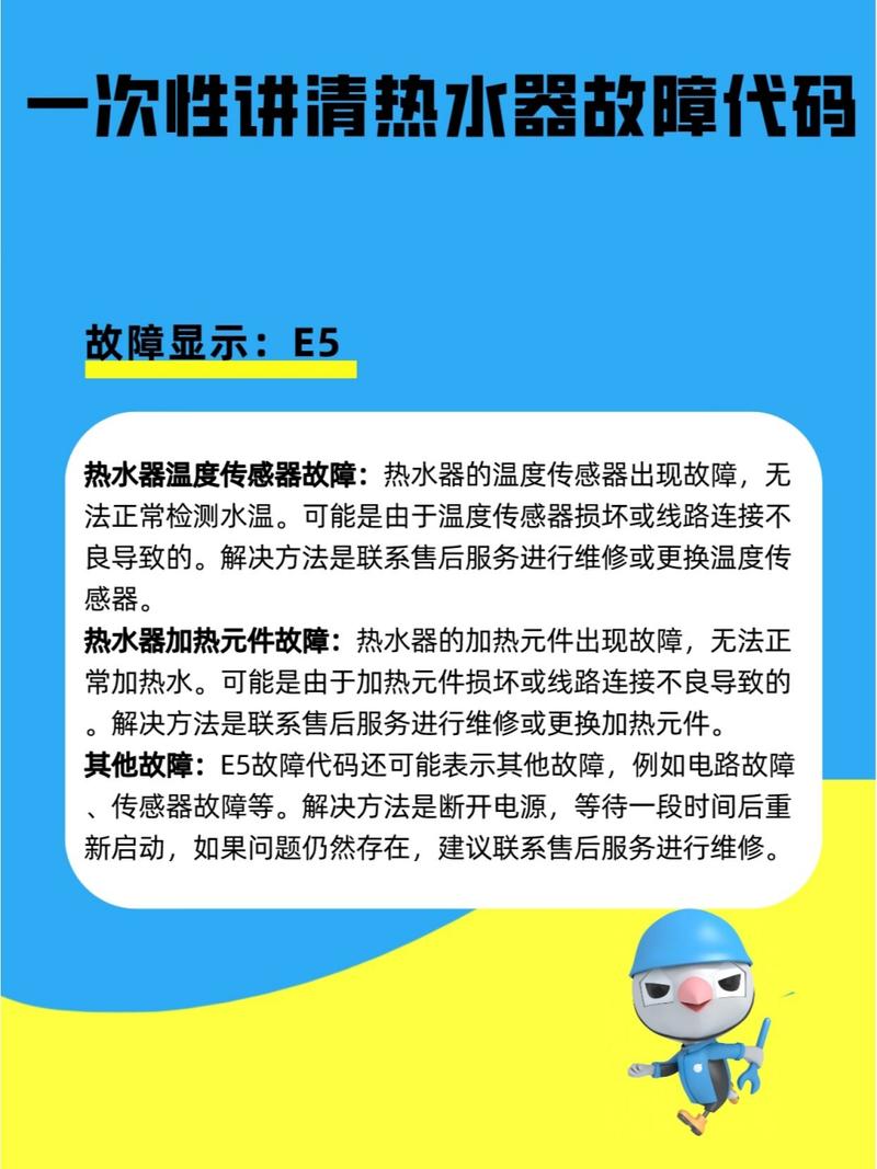 天然气热水器报故障码e4