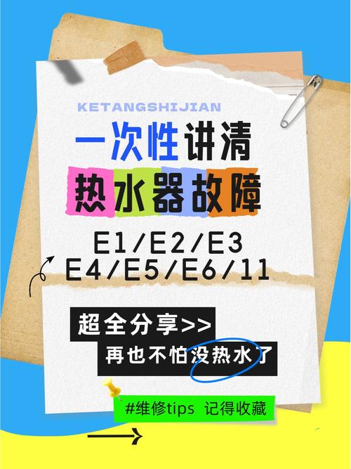 格力新能源热水器e1故障码