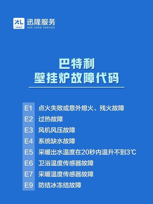 普瑞思顿热水器故障码大全